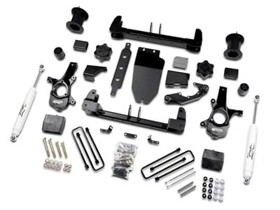 Zone Offroad 6.50-Inch Suspension Lift Kit with Shocks (14-18 4WD Sierra 1500, Excluding Denali)