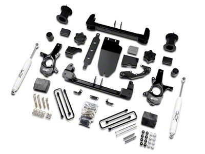 Zone Offroad 6.50-Inch Suspension Lift Kit with Shocks (14-18 2WD Sierra 1500)