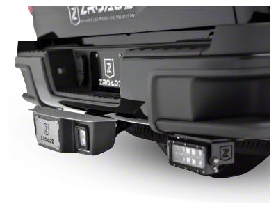 ZRoadz 2-Inch Receiver Hitch Step with 3-Inch LED Cube Lights (Universal; Some Adaptation May Be Required)