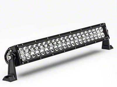 ZRoadz 20-Inch Double Row Straight LED Light Bar; Flood/Spot Combo Beam (Universal; Some Adaptation May Be Required)