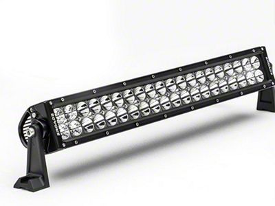 ZRoadz 20-Inch Double Row Straight LED Light Bar; Flood/Spot Combo Beam (Universal; Some Adaptation May Be Required)