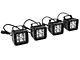 ZRoadz Four 3-Inch LED Light Cubes with Fog Light Mounting Brackets (10-14 F-150 Raptor)