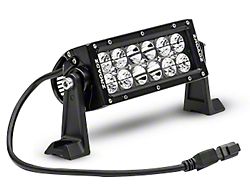ZRoadz 6-Inch Double Row Straight LED Light Bar; Spot Beam (Universal; Some Adaptation May Be Required)