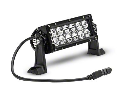 ZRoadz 6-Inch Double Row Straight LED Light Bar; Spot Beam (Universal; Some Adaptation May Be Required)