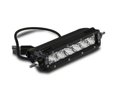 ZRoadz 6-Inch Single Row Slim Line Straight LED Light Bar; Flood/Spot Combo Beam (Universal; Some Adaptation May Be Required)