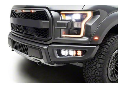 ZRoadz 3-Inch LED Pod Fog Light Mounting Brackets (17-20 F-150 Raptor)