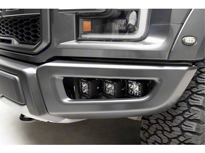 ZRoadz 3-Inch LED Pod Lights with Fog Light Mounting Brackets (17-20 F-150 Raptor)