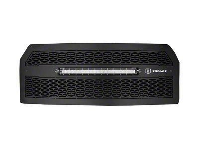 ZRoadz Upper Replacement Grille with 20-Inch LED Light Bar; Black (15-17 F-150 w/ Forward Facing Camera, Excluding Raptor)