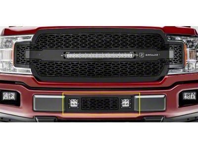 ZRoadz Upper Replacement Grille with 20-Inch LED Light Bar; Black (18-20 F-150, Excluding Raptor)