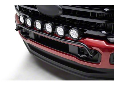 ZRoadz 4-Inch White LED Pod Lights with Top Bumper Mounting Brackets (23-25 F-250 Super Duty)