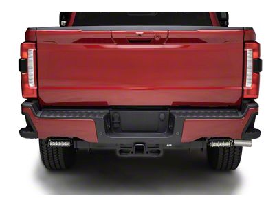 ZRoadz 6-Inch Single Row LED Light Bars with Rear Bumper Mounting Brackets (23-25 F-250 Super Duty)