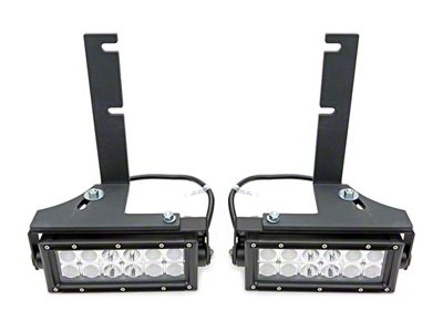 ZRoadz 6-Inch LED Light Bars with Rear Bumper Mounting Brackets (11-16 F-350 Super Duty)