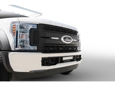 ZRoadz OEM Grille LED Kit with Two 6-Inch Slim LED Light Bars; Mild Steel (17-19 F-350 Super Duty XL)