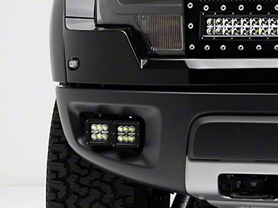 Dasen Front Buper Foglap Light ount Brackets &ap; 4x LED Fog Work