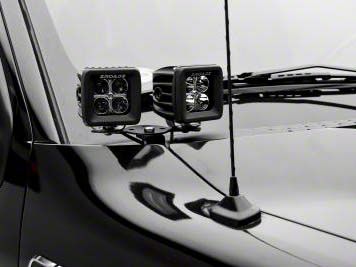 IJDMTOY AddOn Dual Pod Light Mounting Brackets For Truck Suv Hood Hinge Or Apillar Mount Led Pod Light System - View #4