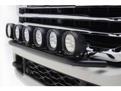 ZRoadz 4-Inch White LED Pod Lights with Top Bumper Mounting Brackets (19-25 RAM 2500)