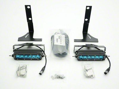 ZRoadz 6-Inch LED Light Bar Rear Bumper Mounting Brackets (17-20 F-150 Raptor)