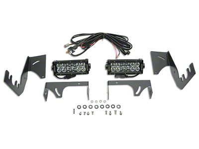 ZRoadz 6-Inch LED Light Bar Rear Bumper Mounting Brackets (15-18 RAM 1500 Rebel)