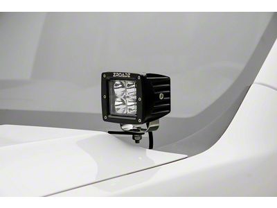 ZRoadz 3-Inch LED Pod Light Hood Hinge Mounting Brackets (19-25 Sierra 1500)