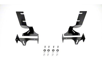 ZRoadz 6-Inch LED Light Bar Rear Bumper Mounting Brackets (19-25 Sierra 1500 w/o Factory Dual Exhaust)