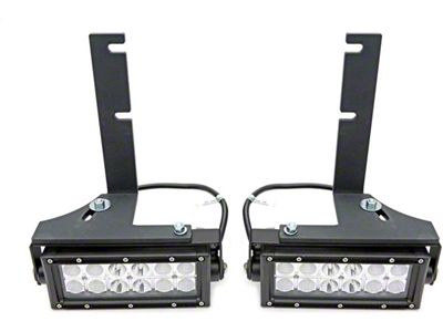 ZRoadz Two 6-Inch LED Light Bars with Rear Bumper Mounting Brackets (15-19 6.0L Sierra 2500 HD)