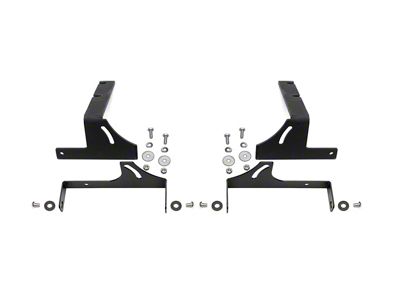 ZRoadz 6-Inch LED Light Bar Rear Bumper Mounting Brackets (15-19 6.6L Duramax Sierra 3500 HD)