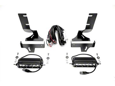 ZRoadz Two 6-Inch LED Light Bars with Rear Bumper Mounting Brackets (19-25 Silverado 1500 w/o Factory Dual Exhaust)