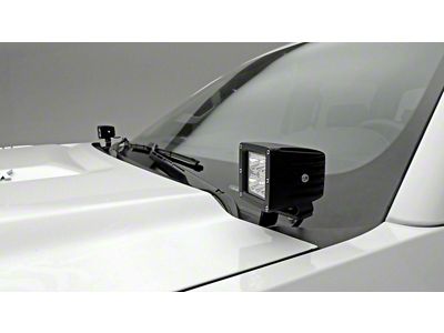 ZRoadz Two 3-Inch LED Pod Light Hood Hinge Mounting Brackets (15-19 Silverado 2500 HD)