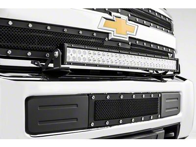 ZRoadz 30-Inch LED Light Bar with Bumper Mounting Brackets (20-23 Silverado 3500 HD)