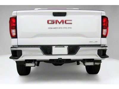 ZRoadz 6-Inch Dual Row LED Light Bar Rear Bumper Mounting Brackets (20-23 Silverado 3500 HD)