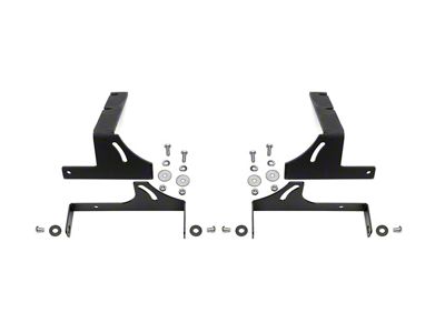 ZRoadz 6-Inch LED Light Bar Rear Bumper Mounting Brackets (15-19 6.0L Silverado 3500 HD)