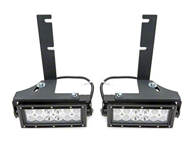 ZRoadz 6-Inch LED Light Bar Rear Bumper Mounting Brackets (11-16 F-250 Super Duty)