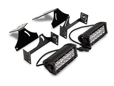 ZRoadz 6-Inch LED Light Bars with Rear Bumper Mounting Brackets (17-22 F-250 Super Duty)