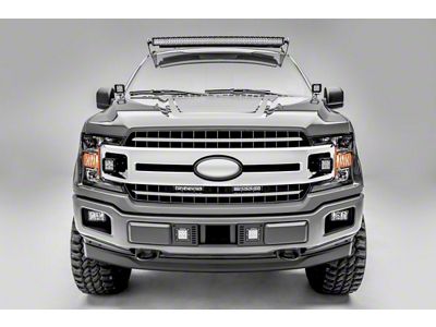 ZRoadz Two 3-Inch LED Cube Lights with Grille Mounting Brackets (18-20 F-150 XLT)