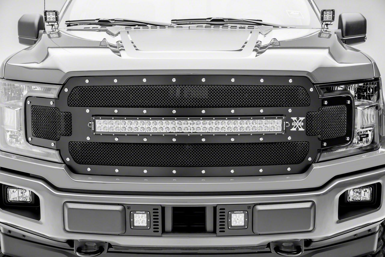 ZRoadz F-150 Two 3 in. LED Cube Lights w/ Lower Grille