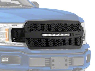 ZRoadz Upper Replacement Grille with 20-Inch LED Light Bar; Black (18-20 F-150, Excluding Raptor)