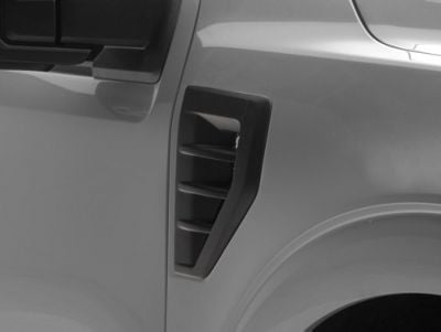 Air Design Fender Vents; Satin Black (21-24 F-150, Excluding Raptor)