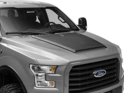 Air Design Hood Scoop; Satin Black (15-20 F-150, Excluding Raptor)