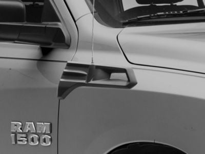 Air Design Fender Vents; Satin Black (13-18 RAM 1500)