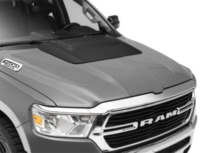 Air Design Hood Scoop; Satin Black (19-24 RAM 1500, Excluding Rebel & TRX)