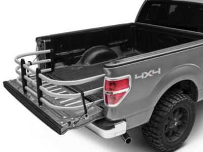 Amp Research Bedxtender HD Max; Deep; Silver (04-24 F-150 Styleside)