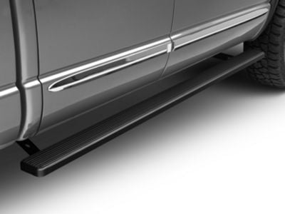 5-Inch iStep Running Boards; Black (02-08 RAM 1500 Quad Cab)