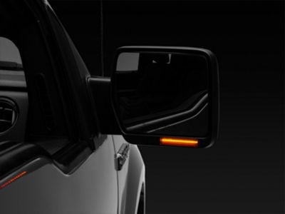 Raxiom Axial Series Side Mirror LED Turn Signal Lights; Smoked (04-14 F-150)