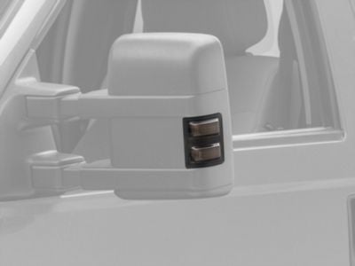 Raxiom Axial Series LED Switchback Side Mirror Marker Lamps; Smoked (11-16 F-250 Super Duty)