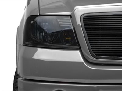 Euro Crystal Headlights; Chrome Housing; Smoked Lens (04-08 F-150)