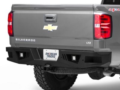 Barricade Extreme HD Rear Bumper with LED Flood Lights (07-18 Silverado 1500)