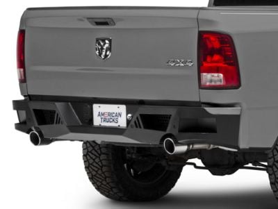 Barricade Extreme HD Rear Bumper; Textured Black (09-18 RAM 1500)