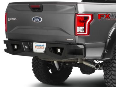 Barricade Extreme HD Rear Bumper with LED Fog Lights for Aftermarket Hitches (15-20 F-150, Excluding Raptor)