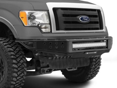 RedRock Tubular Off-Road Front Bumper with 30-Inch LED Light Bar (09-14 F-150, Excluding Raptor)