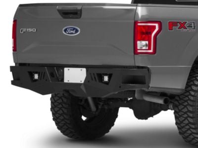 Barricade Extreme HD Rear Bumper with LED Fog Lights for Factory Hitches (15-20 F-150, Excluding Raptor)